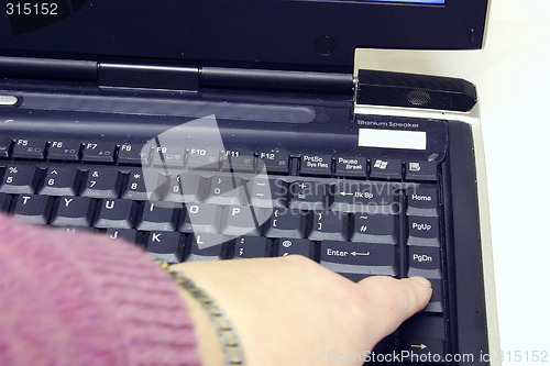 Image of laptop keyboard and screen