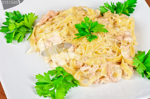 Image of Pasta with shrimps
