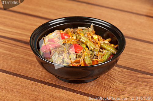 Image of warm vegetable salad