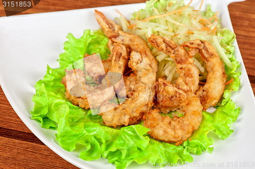 Image of Fried shrimps