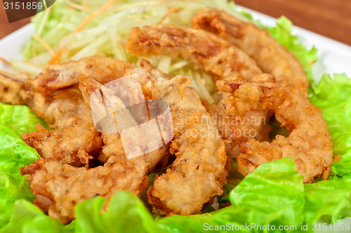 Image of Fried shrimps