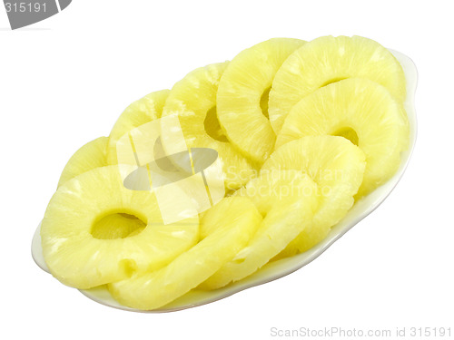 Image of Pineapple on dish 1