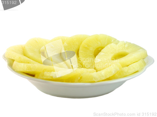 Image of Pineapple on dish 2