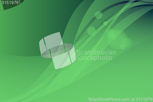 Image of Vector green abstract background