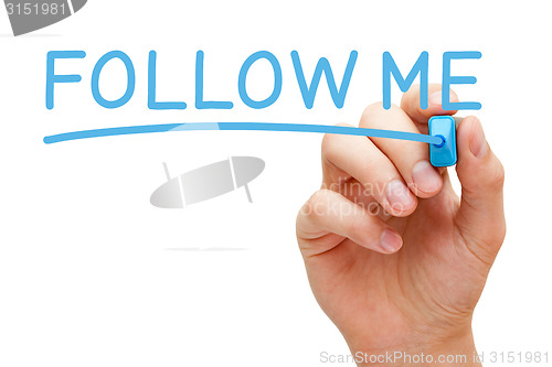 Image of Follow Me Blue Marker