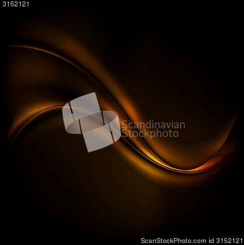 Image of Chocolate wave abstract dark background