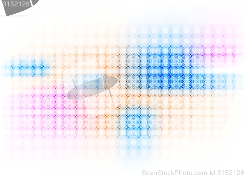 Image of Colorful hi-tech background with circles