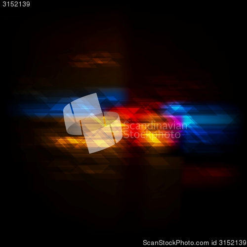 Image of Dark colorful technical vector design