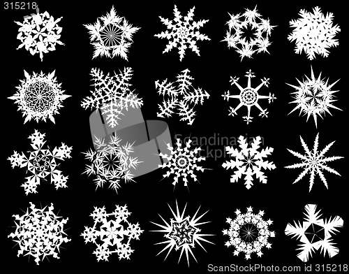 Image of Snowflake selection