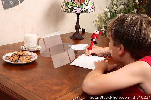 Image of Writing a Christmas letter or card