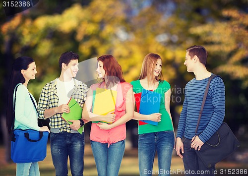 Image of group of smiling students standing