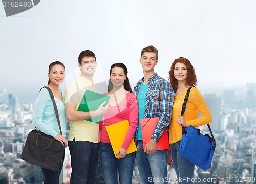 Image of group of smiling teenagers