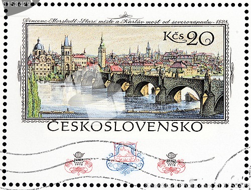 Image of Charles Bridge Stamp