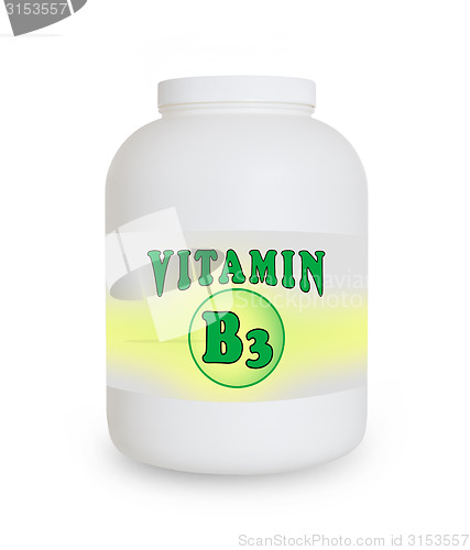 Image of Vitamin B3 container