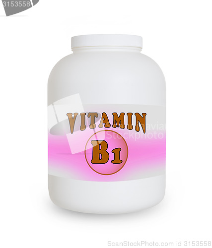 Image of Vitamin B1 container