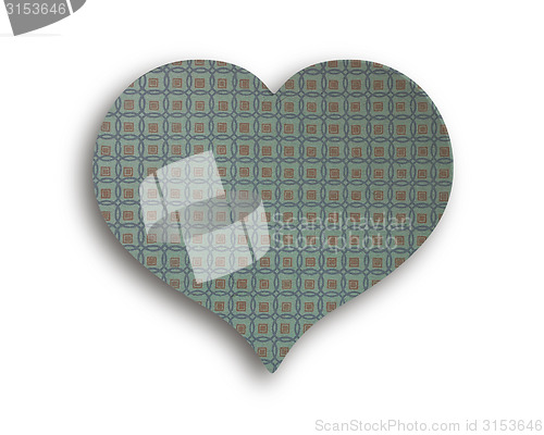 Image of Heart of vintage cloth