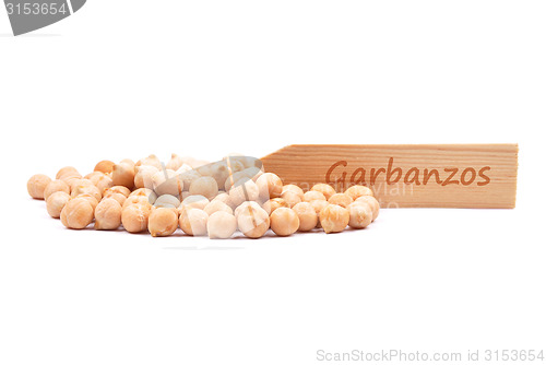 Image of Garbanzos on white