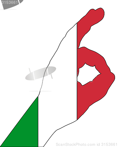 Image of Italian finger signals