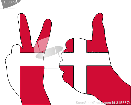 Image of Danish hand signals