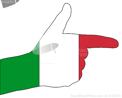 Image of Italian finger signals