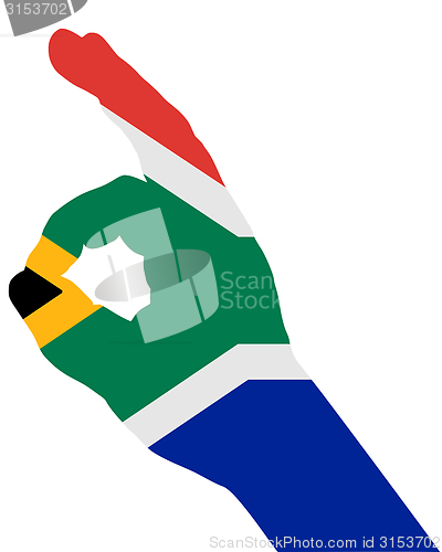 Image of South African finger signal