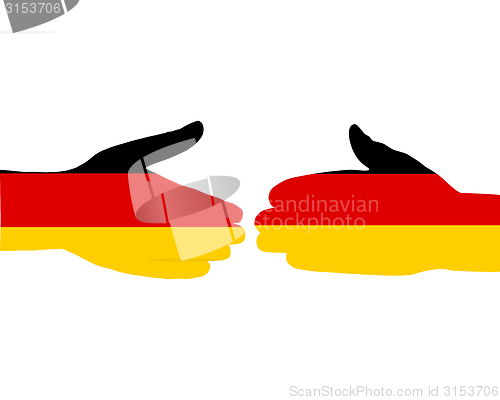 Image of German handshake