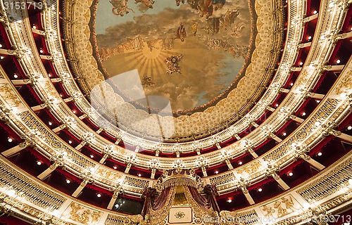 Image of Teatro di San Carlo, Naples opera house, Italy