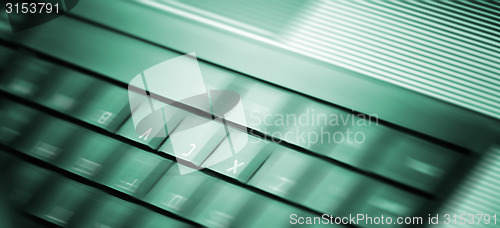 Image of Modern and stylish laptop. 