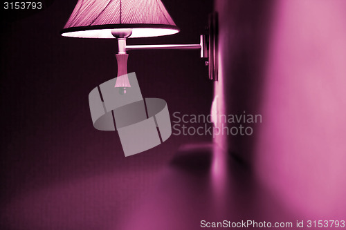 Image of Mauve lamp