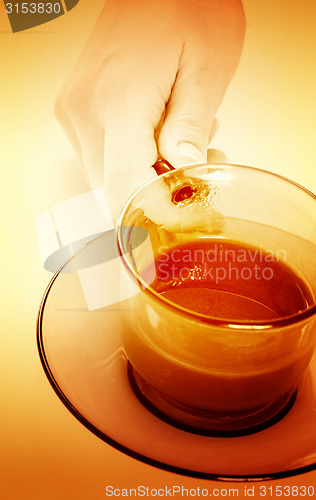Image of Cup with coffee