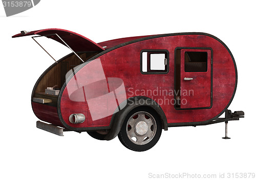 Image of Red Camper