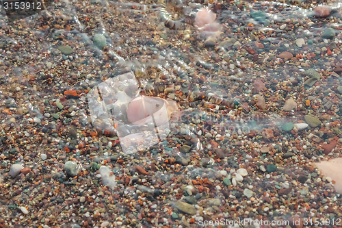 Image of Feet in the Beach