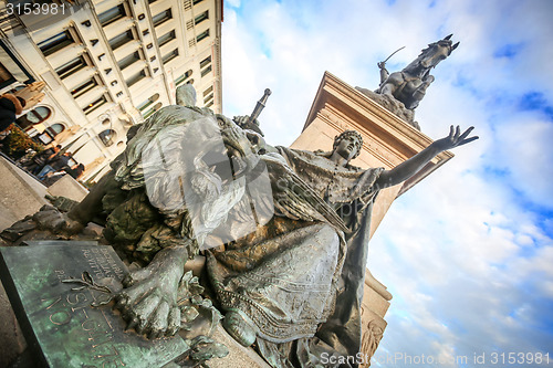 Image of Close up of Monument to Victor Emmanuel II