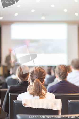 Image of Audience in the lecture hall.