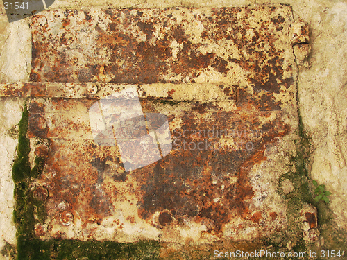 Image of Rusty shutter