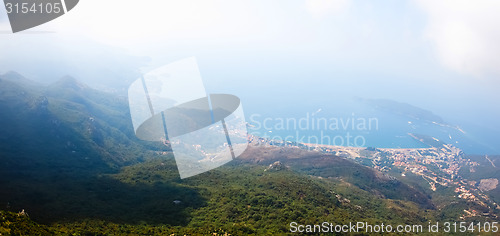 Image of Montenegro, Rafailovici. view on sea beach
