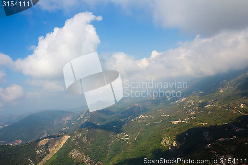 Image of The mountain road in Montenegro.