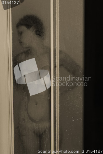 Image of portrait of a sexy sensual kinky girl