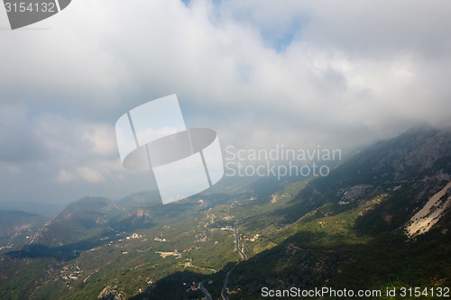 Image of The mountain road in Montenegro