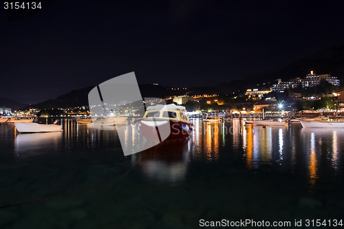 Image of The fishing boats on the beach.