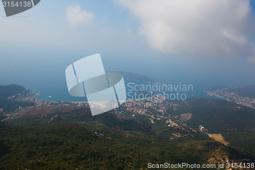 Image of Montenegro, Rafailovici. view on sea beach