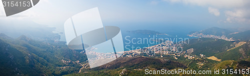 Image of Montenegro, Rafailovici. view on sea beach