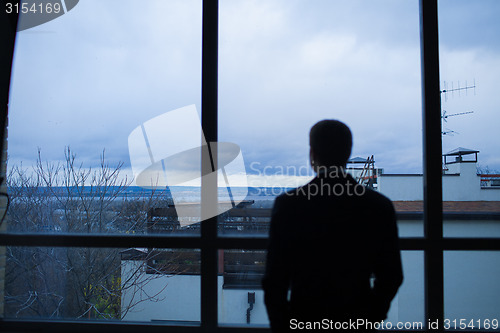Image of Businessman in office