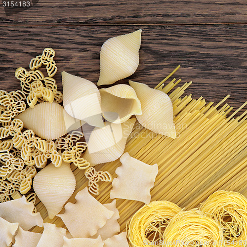 Image of Dried Pasta Abstract