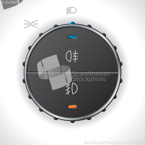 Image of Digital light control gauge for automobiles