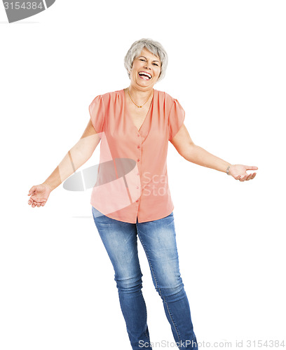 Image of happy old woman