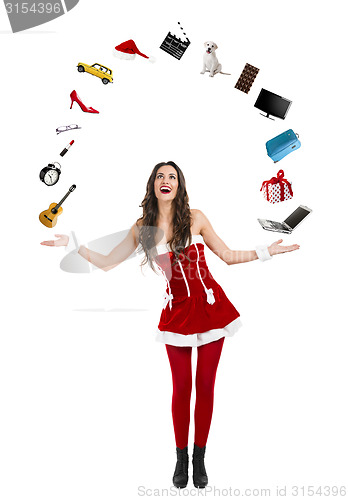 Image of Santa Woman