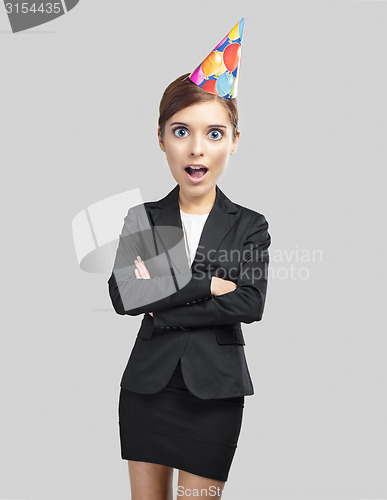 Image of Funny businesswoman