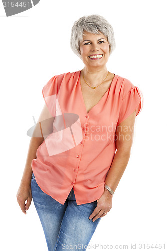 Image of Happy old woman