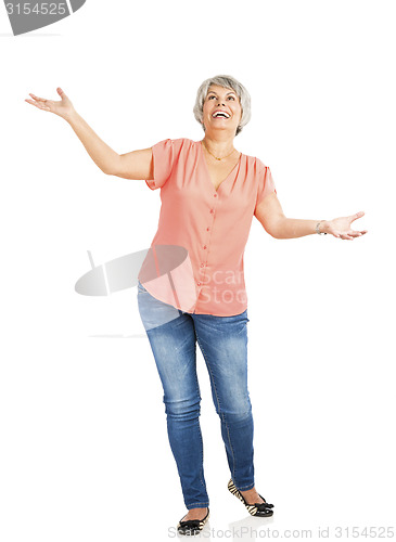 Image of happy old woman